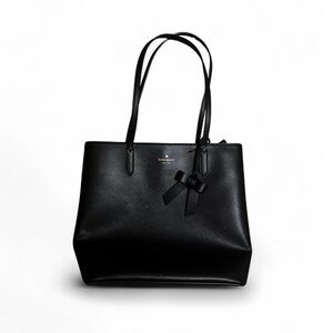 Kate Spade Black Leather Brynn Tote Bag